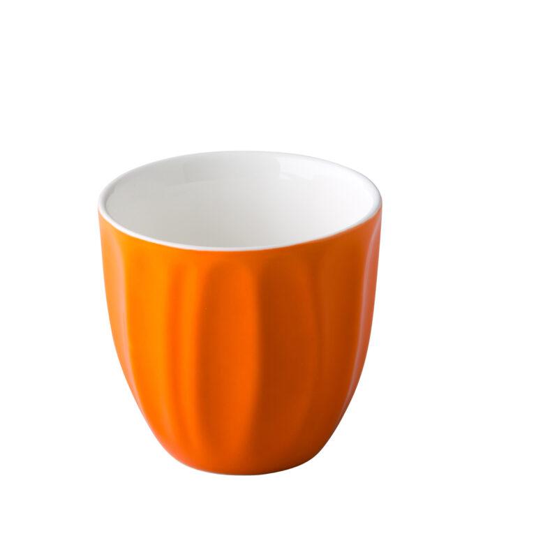 Coffeepoint stapelbare koffiekop oranje 180 ml