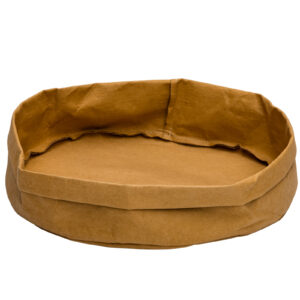 Broodmand papier wasbaar bruin 33 x 33 x 12
