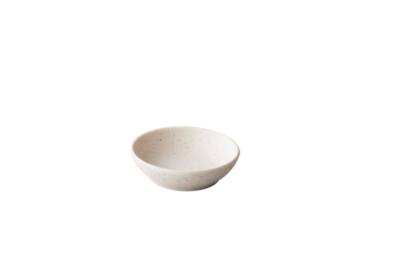 Pebble cream organisch dipper 6,5 cm