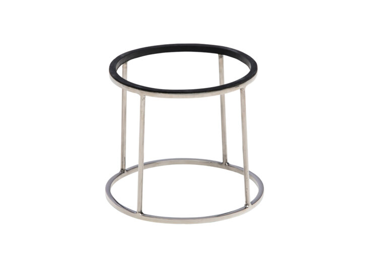 RVS buffetverhoger &Oslash;22/24 x20 cm