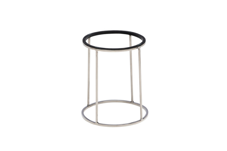 RVS buffetverhoger &Oslash;22/24 x28 cm