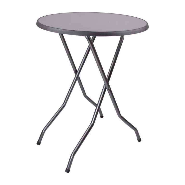 Statafel Barcelona Antraciet inklapbaar in- en outdoor 85cm rond