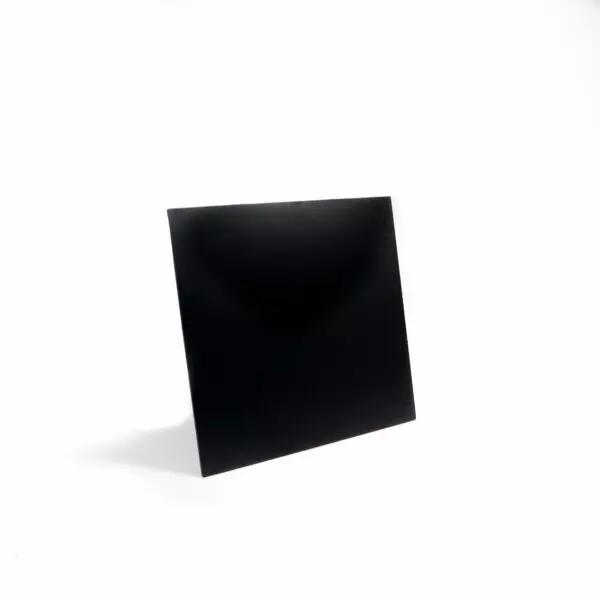HPL Tafelblad Zwart 70x70cm, 1077